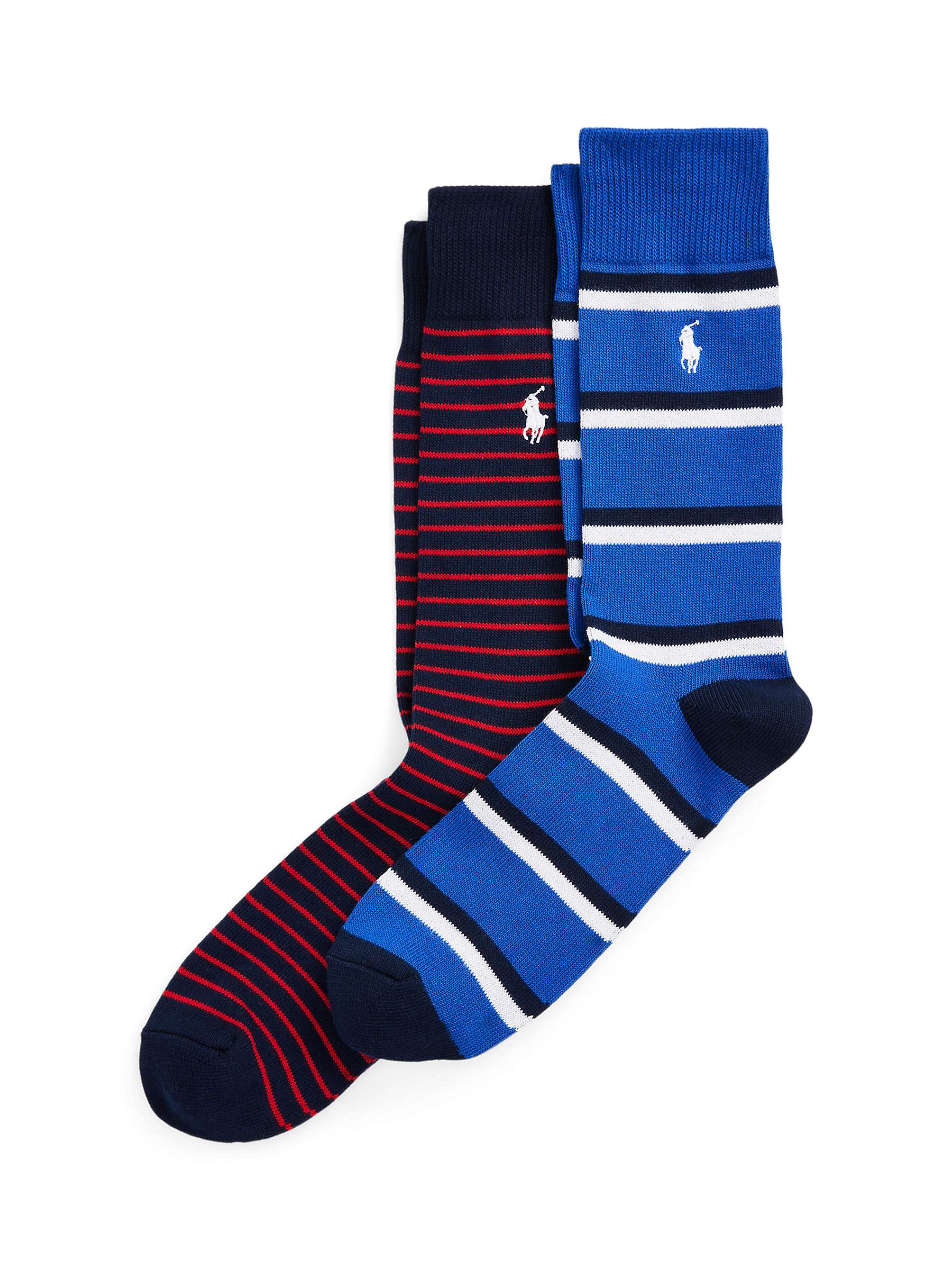 Buy Ralph Lauren Americana Crew Socks, Multi Online at johnlewis.com
