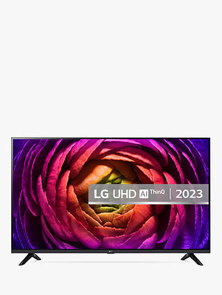LG 55UR73006LA (2023) LED HDR 4K Ultra HD Smart TV, 55 inch with Freeview Play/Freesat HD, Black