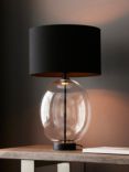 Bay Lighting Fulton Oval Table Lamp, Black