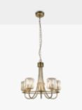 Bay Lighting Lyon 5 Arm Ceiling Light, Brass