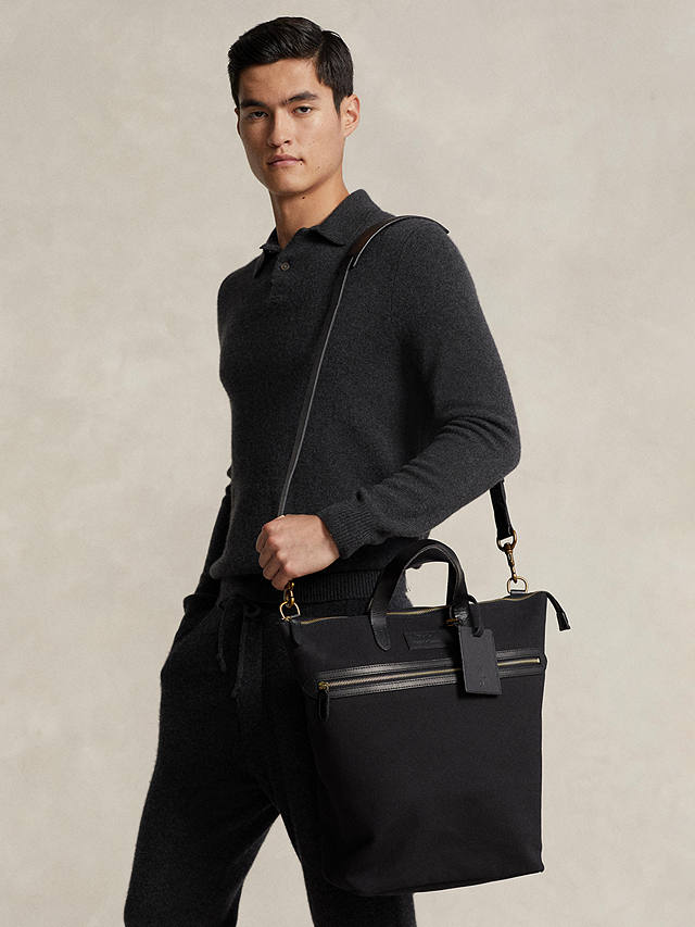 Polo Ralph Lauren Medium Work Tote Bag, Black