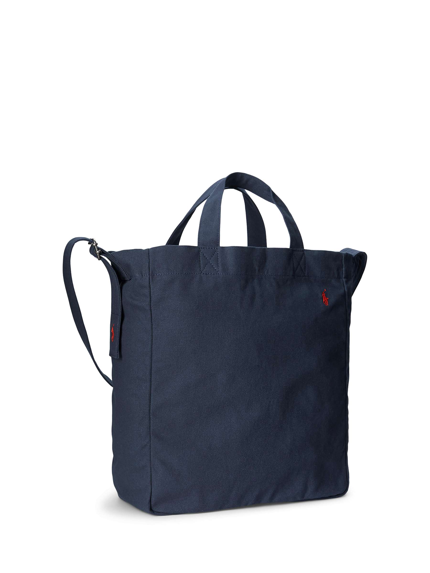Buy Ralph Lauren Canvas Tote Bag, Navy Online at johnlewis.com