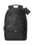 Ralph Lauren Smooth Leather Backpack, Black