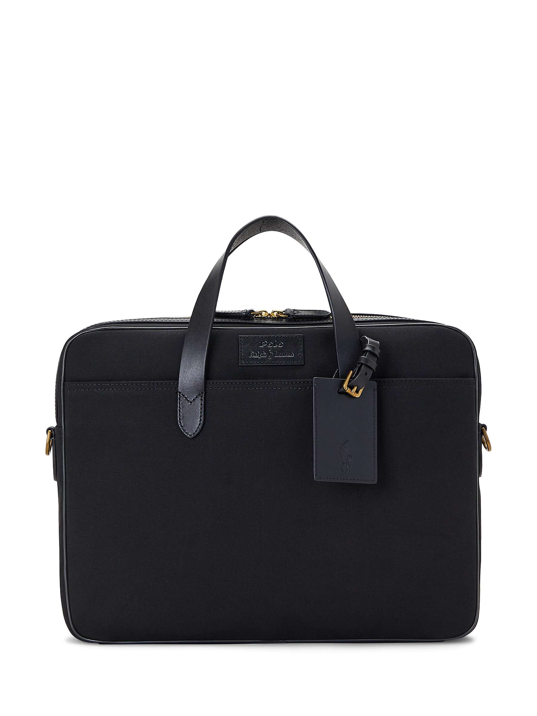Buy Ralph Lauren Versatile Business Bag, Black Online at johnlewis.com
