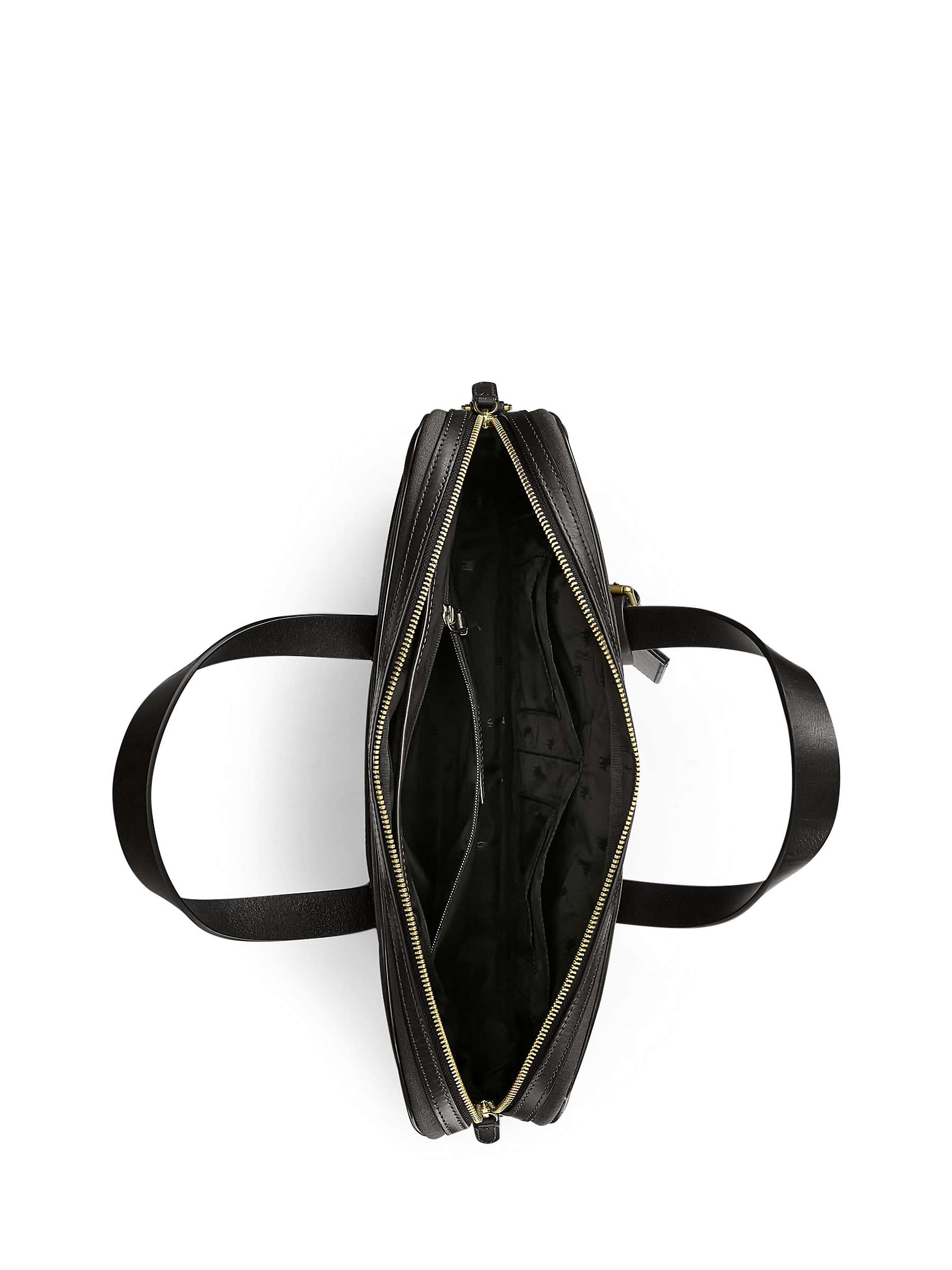 Buy Ralph Lauren Versatile Business Bag, Black Online at johnlewis.com