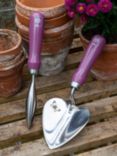 Burgon & Ball RHS Gifts for Gardeners Trowel and Dibber, Pink