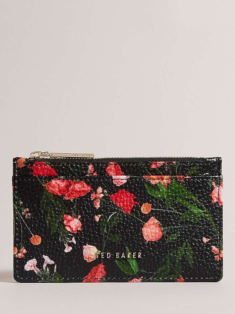 Buy Ted Baker Otily Floral Printed Leather Card Holder, Multi Online at johnlewis.com