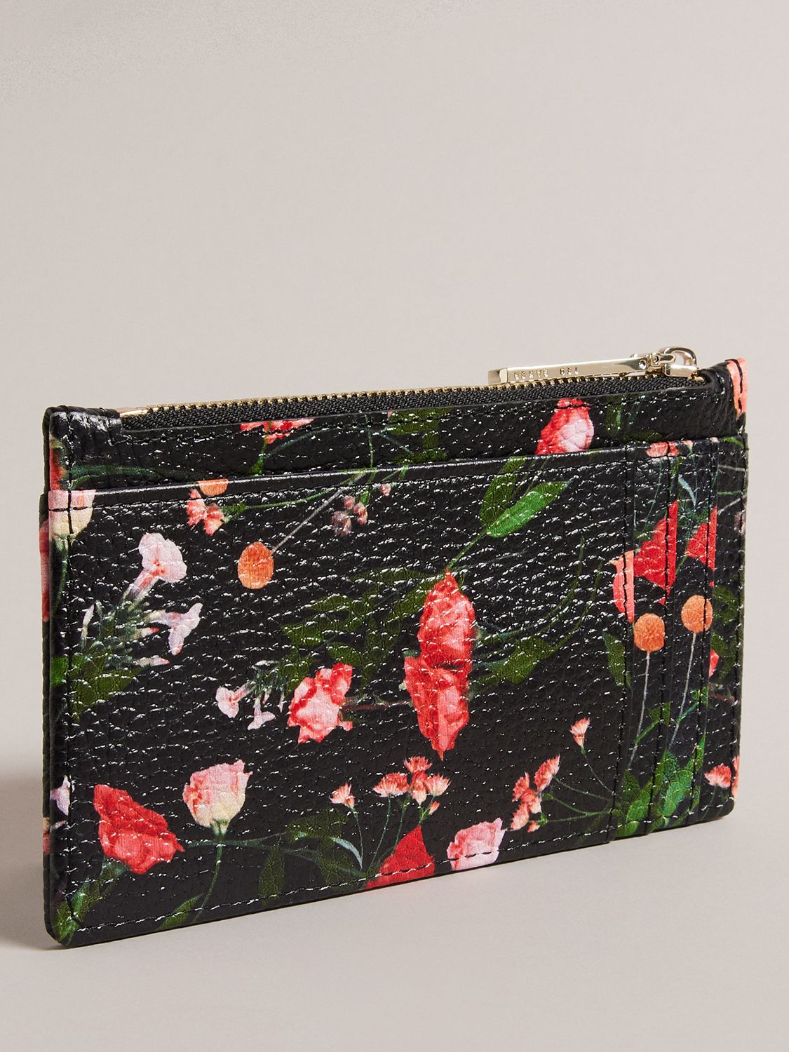 Buy Ted Baker Otily Floral Printed Leather Card Holder, Multi Online at johnlewis.com