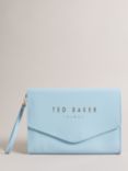 Ted Baker Crinkie Crinkle Icon Pouch, Light Blue