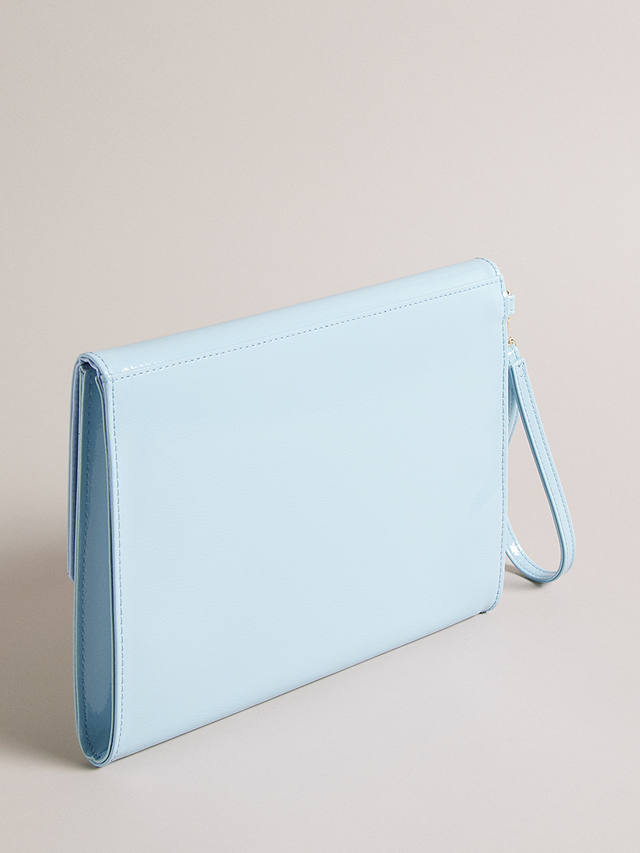 Ted Baker Crinkie Crinkle Icon Pouch, Light Blue