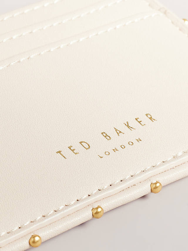 Ted Baker Kahnia Studded Edge Leather Cardholder, Nude