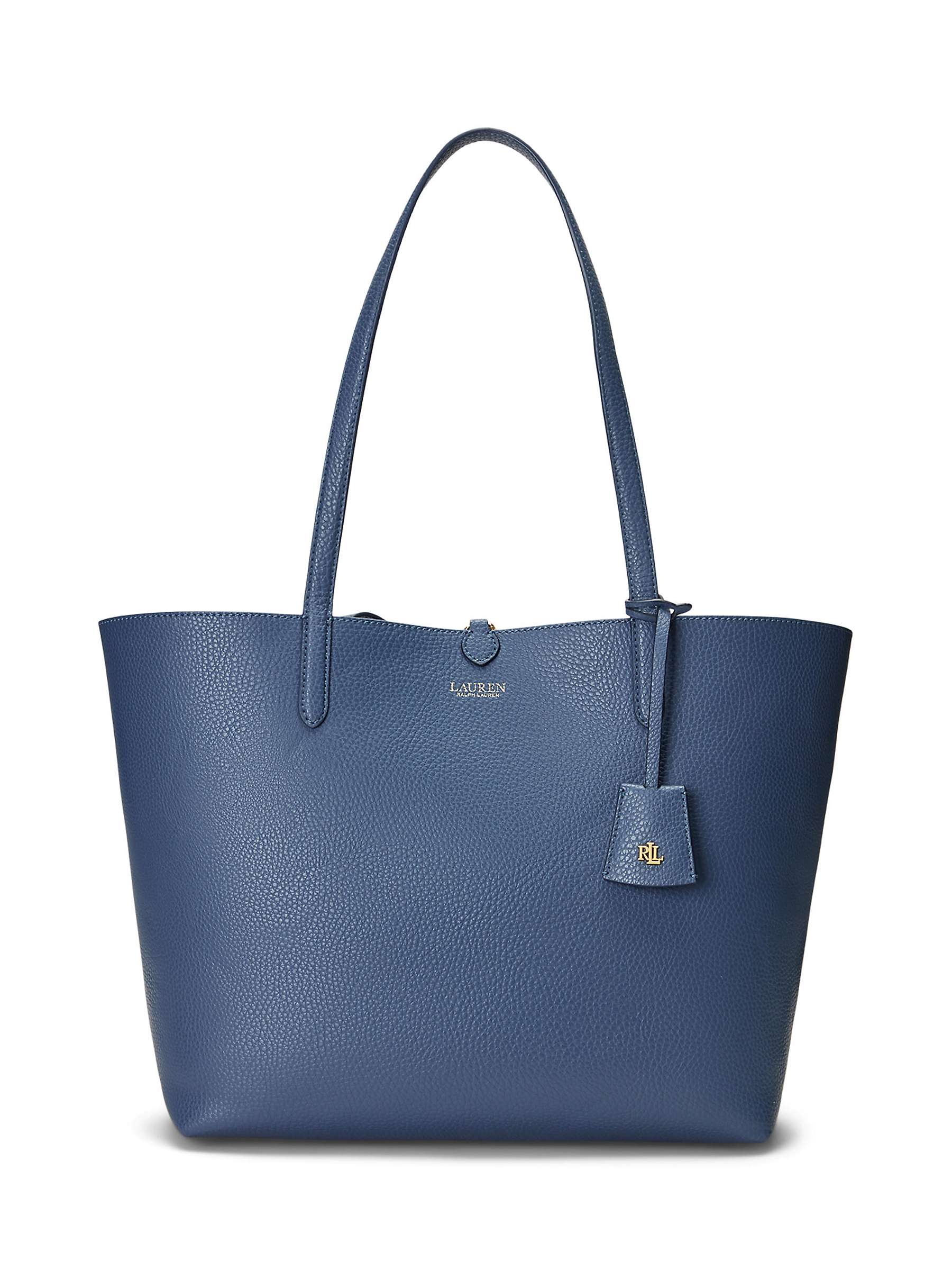 Buy Lauren Ralph Lauren Indigo Blooms Reversible Tote Bag, Indigo Dusk/Antibes Online at johnlewis.com