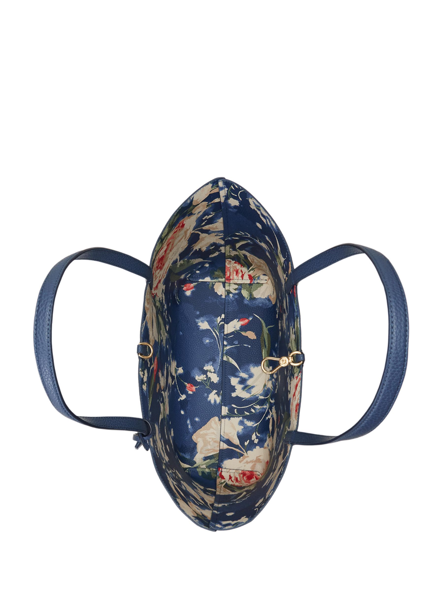 Buy Lauren Ralph Lauren Indigo Blooms Reversible Tote Bag, Indigo Dusk/Antibes Online at johnlewis.com