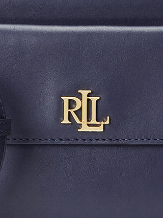 Lauren Ralph Lauren Marcy Leather Camera Bag, Refined Navy
