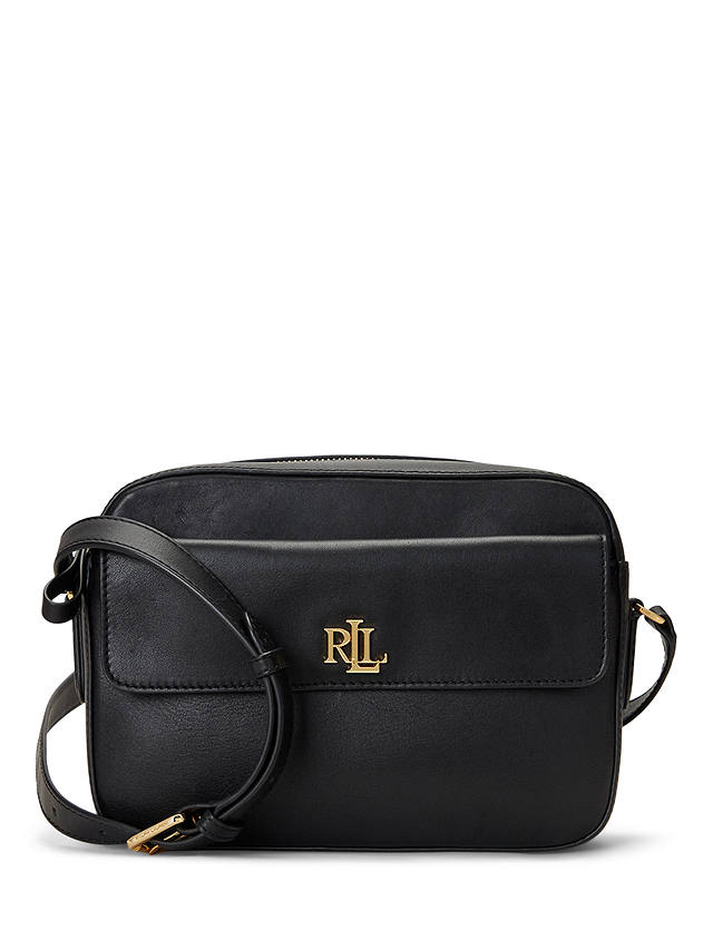 Lauren Ralph Lauren Marcy Leather Camera Bag, Black