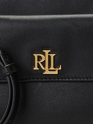 Lauren Ralph Lauren Marcy Leather Camera Bag, Black