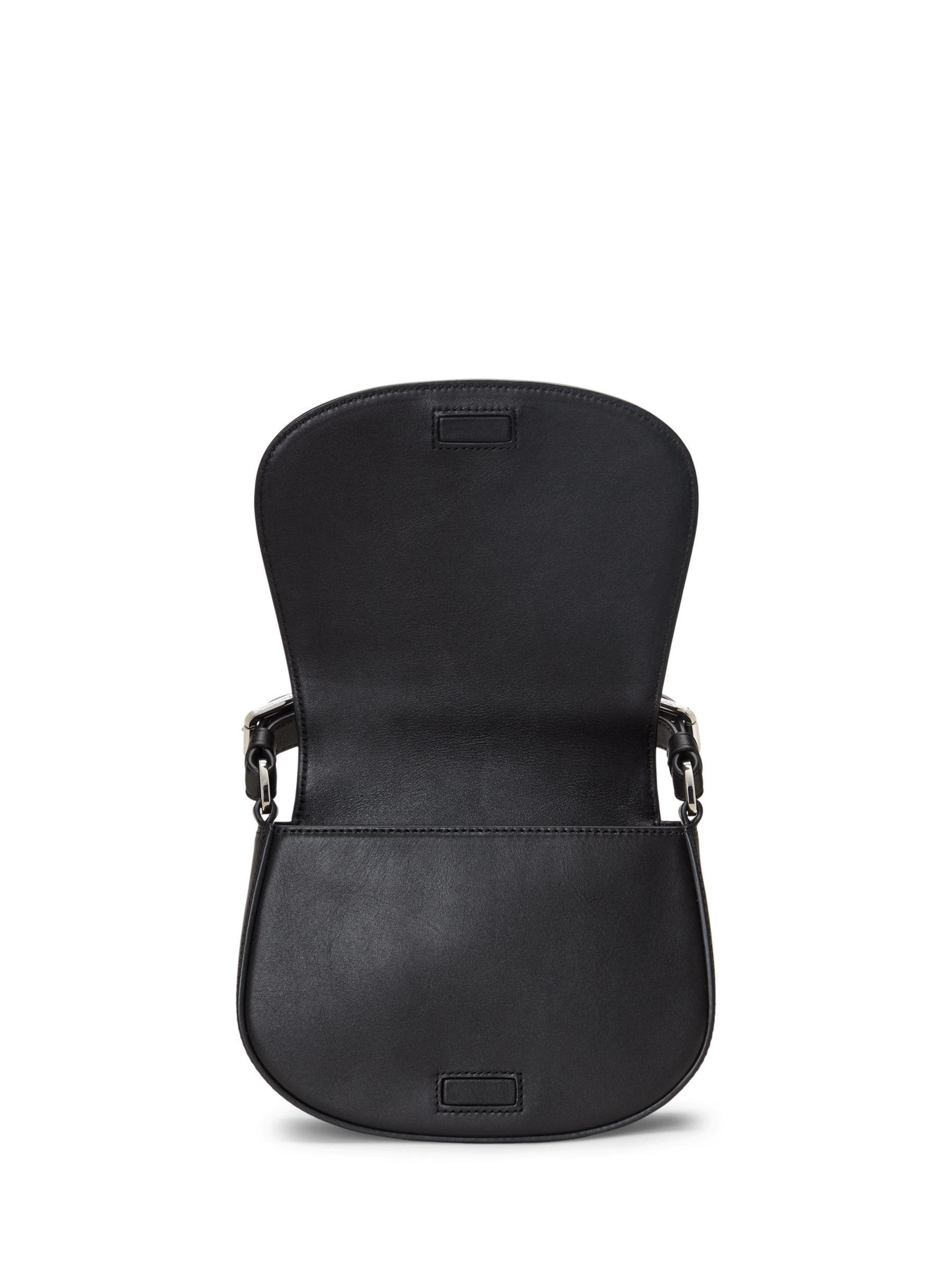 Buy Lauren Ralph Lauren Tanner Houndstooth Cross Body Bag, Black/Multi Online at johnlewis.com