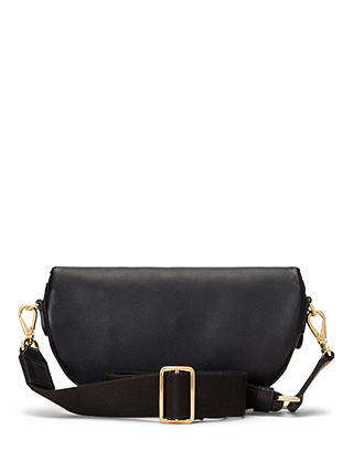 Lauren Ralph Lauren Marcy Leather Belt Bag, Black
