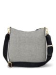 Lauren Ralph Lauren Cameryn Canvas and Leather Crossbody Bag, Natural/Black