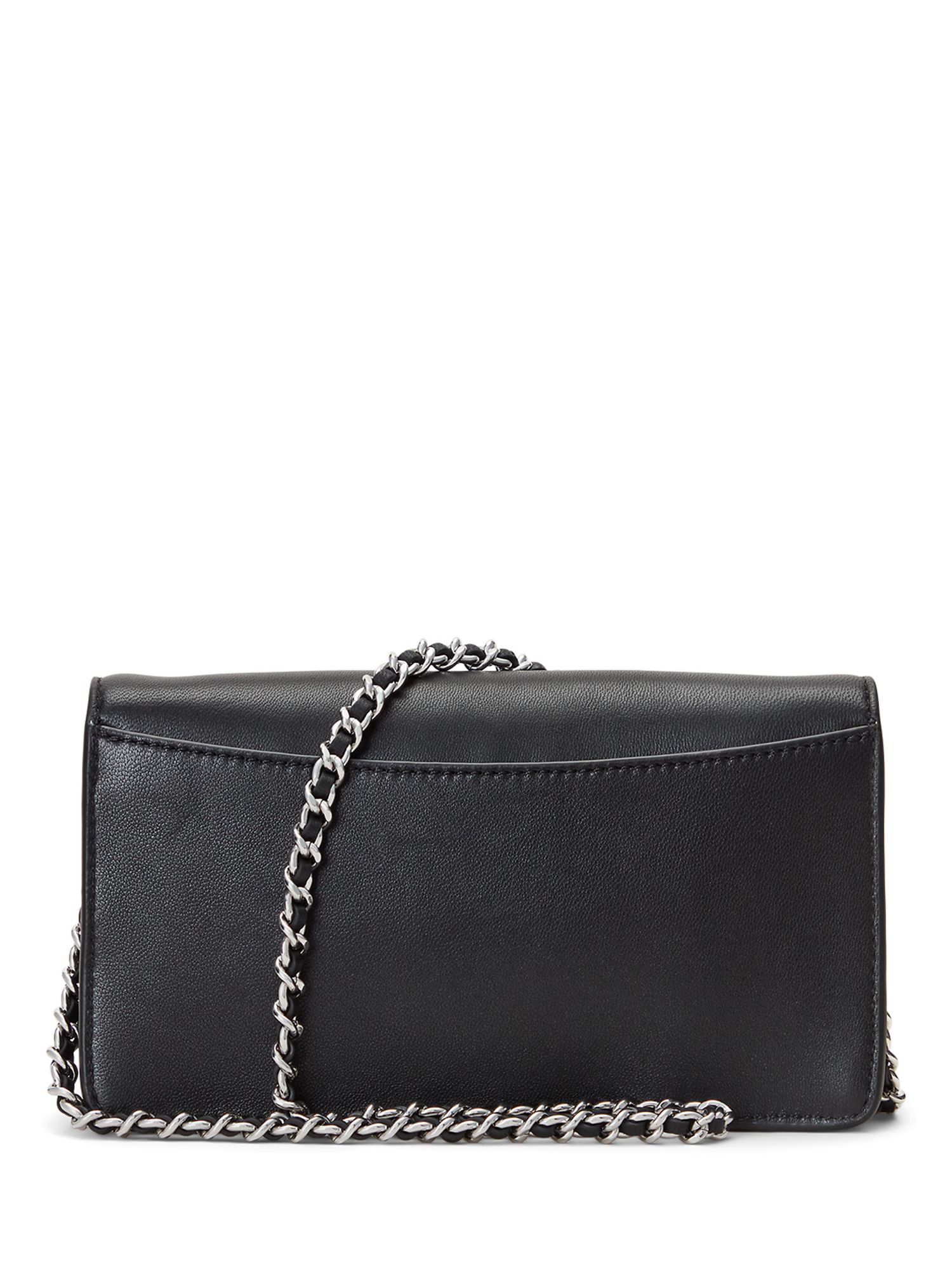 Buy Lauren Ralph Lauren Tech Leather Chain Strap Cross Body Bag Online at johnlewis.com