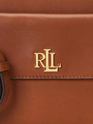 Lauren Ralph Lauren Marcy Leather Camera Bag, Lauren Tan