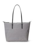 Lauren Ralph Lauren Keaton 26 Stripe Tote Bag, Black/Multi