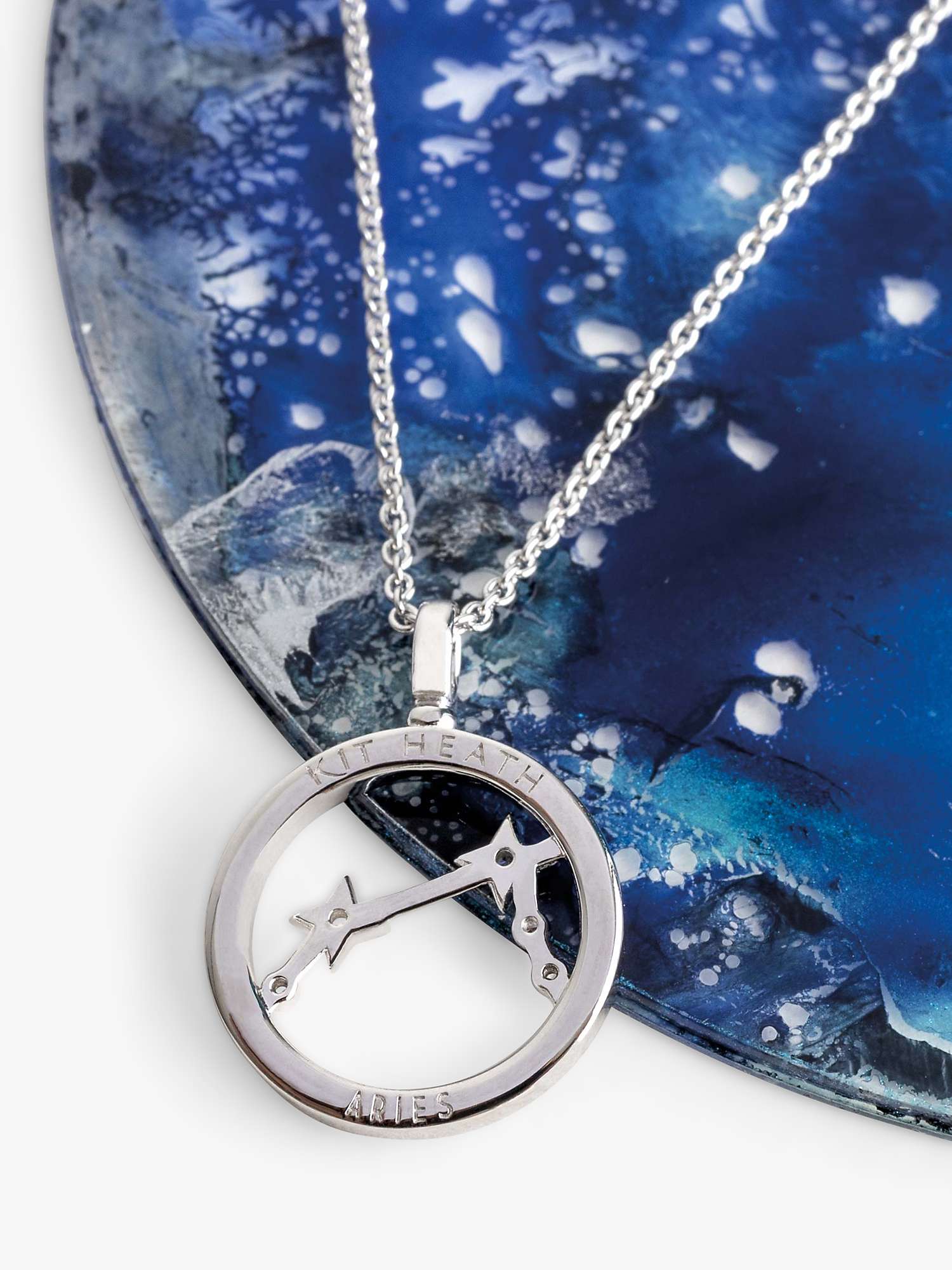 Buy Kit Heath Aries Constellation Pendant Necklace, Silver Online at johnlewis.com