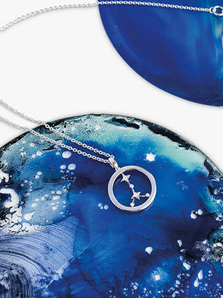 Kit Heath Cancer Constellation Pendant Necklace, Silver