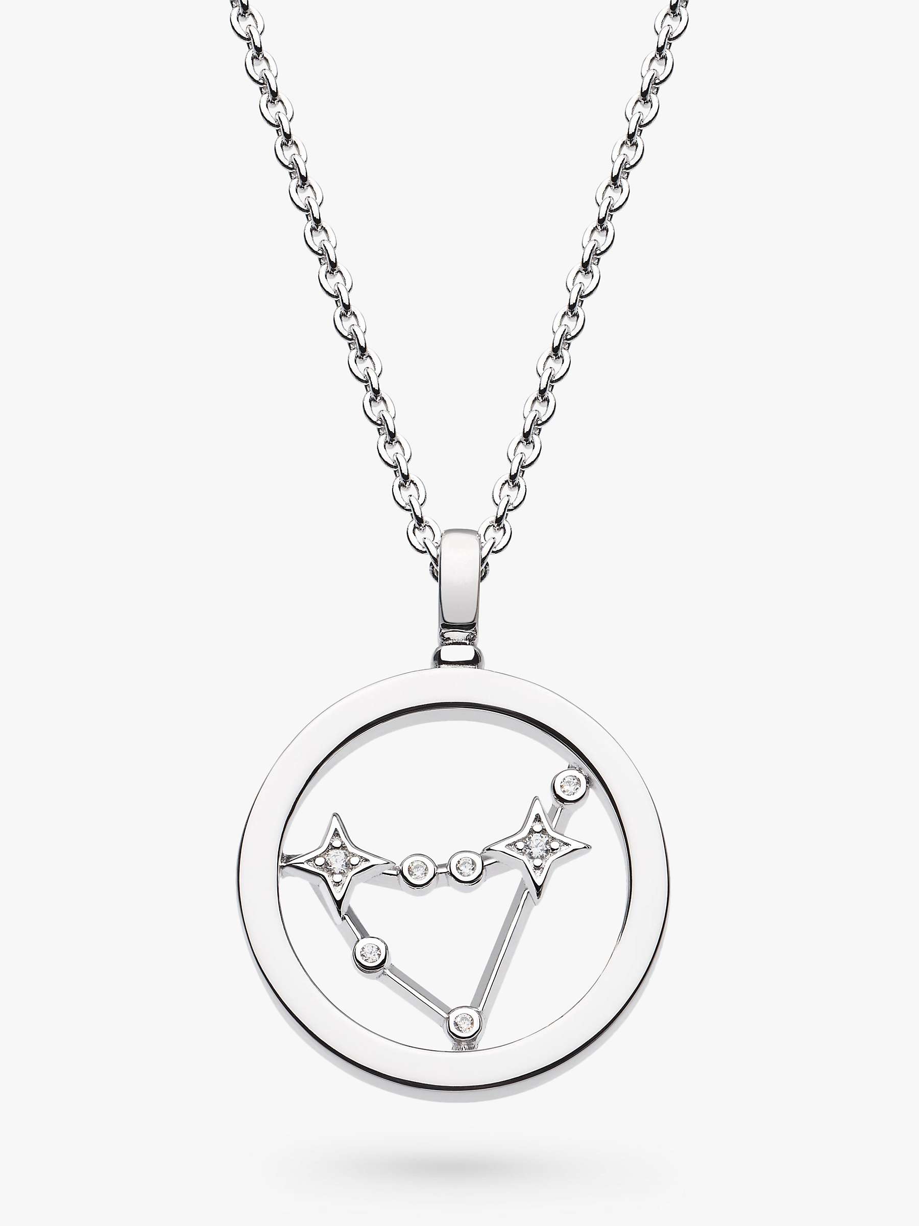 Buy Kit Heath Capricorn Constellation Pendant Necklace, Silver Online at johnlewis.com