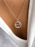 Kit Heath Capricorn Constellation Pendant Necklace, Silver