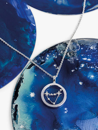 Kit Heath Capricorn Constellation Pendant Necklace, Silver