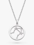 Kit Heath Libra Constellation Pendant Necklace, Silver