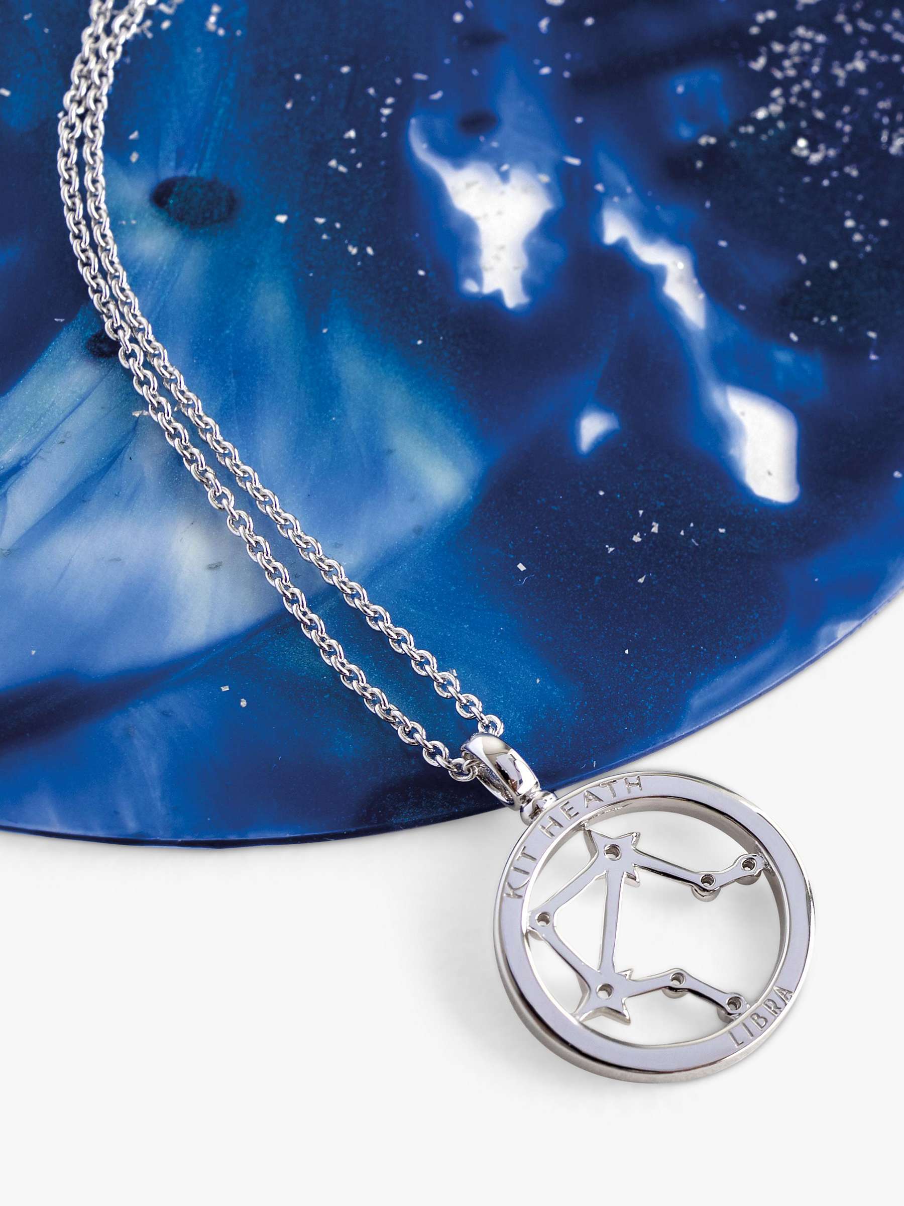 Buy Kit Heath Libra Constellation Pendant Necklace, Silver Online at johnlewis.com