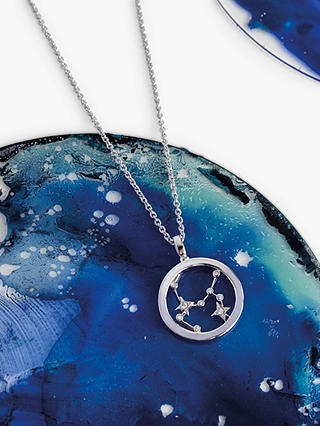 Kit Heath Sagittarius Constellation Pendant Necklace, Silver