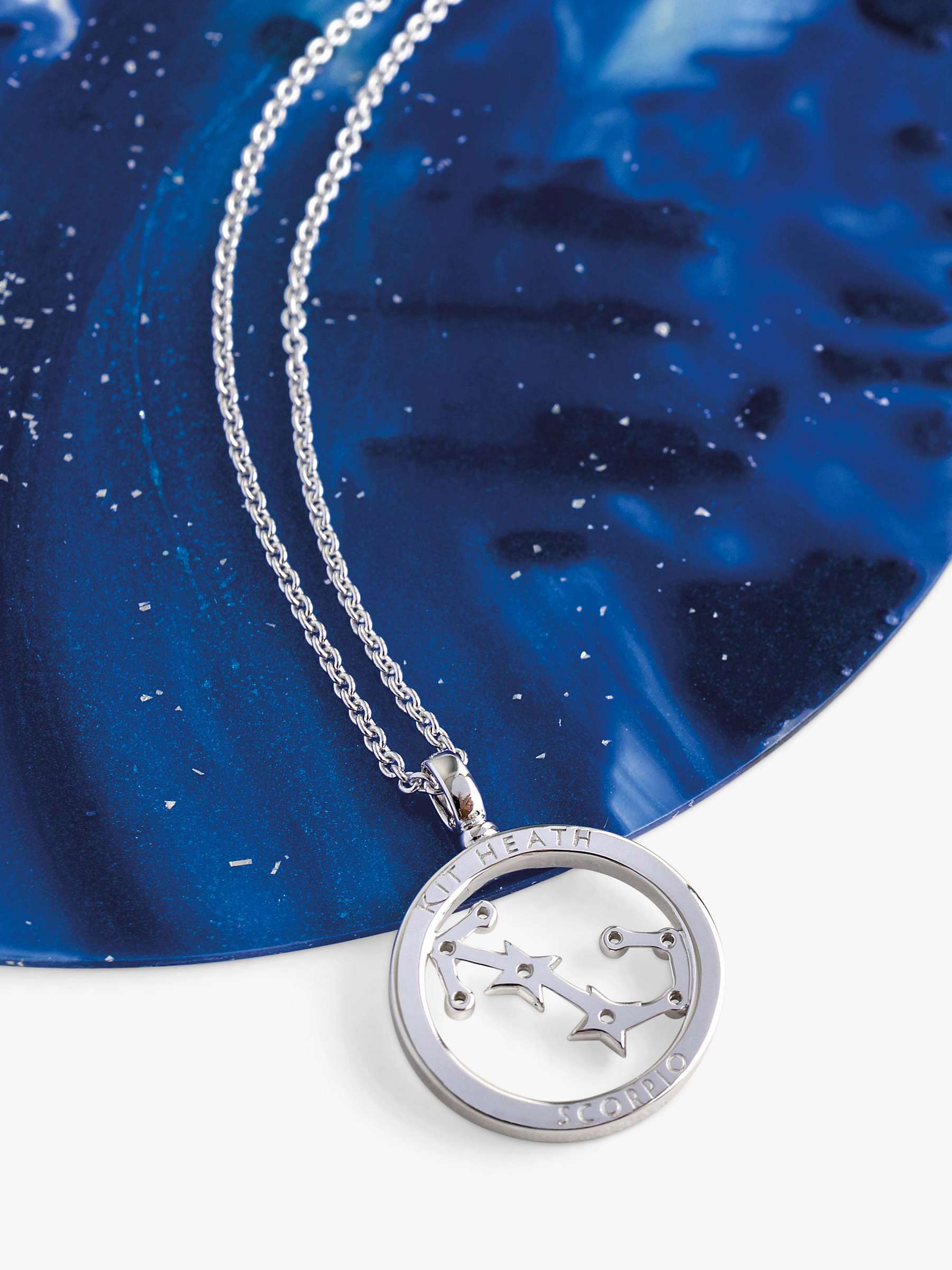 Buy Kit Heath Scorpio Constellation Pendant Necklace, Silver Online at johnlewis.com