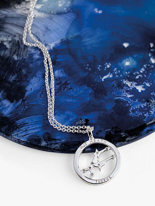 Kit Heath Taurus Constellation Pendant Necklace, Silver