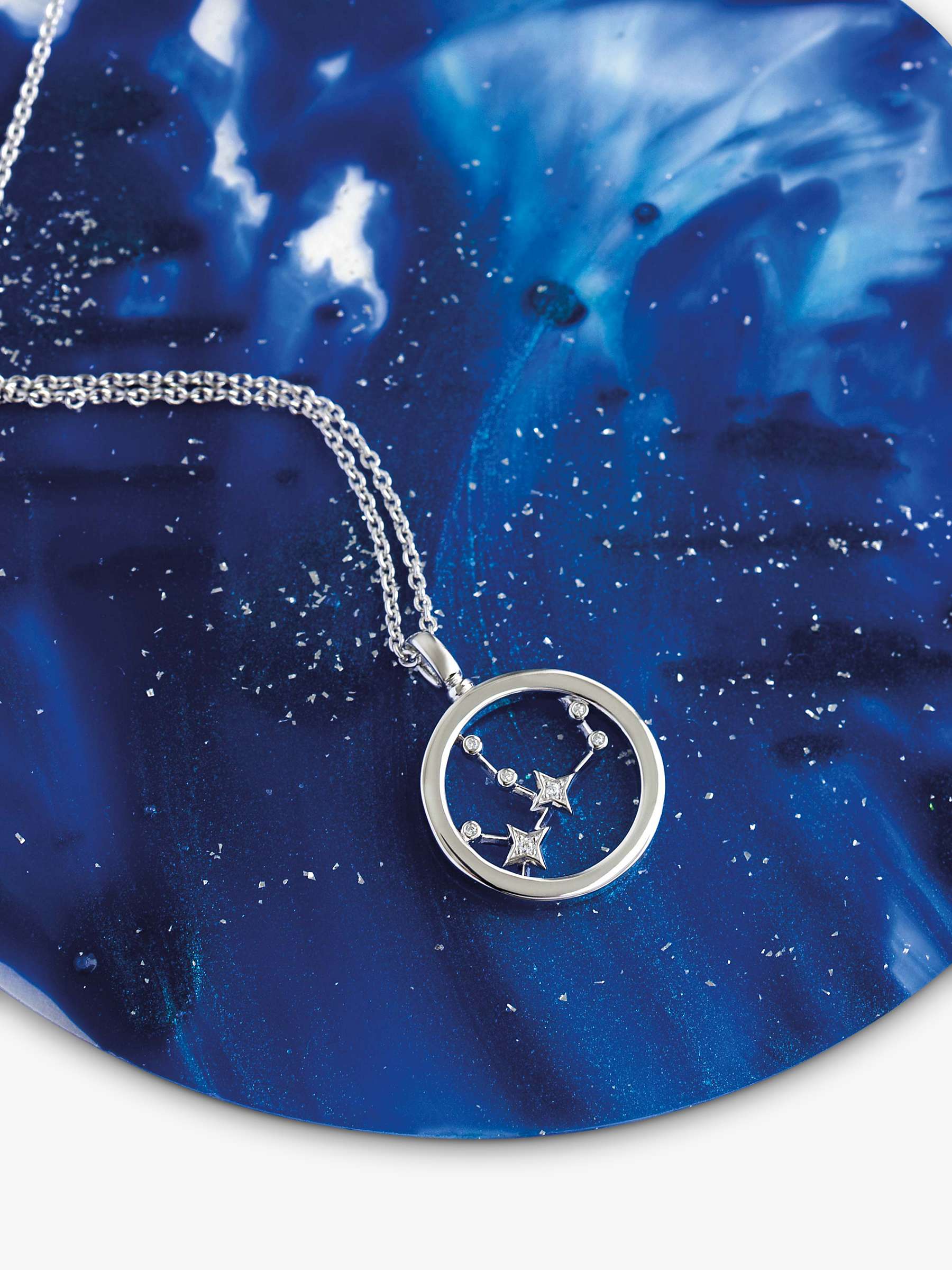 Buy Kit Heath Virgo Constellation Pendant Necklace, Silver Online at johnlewis.com