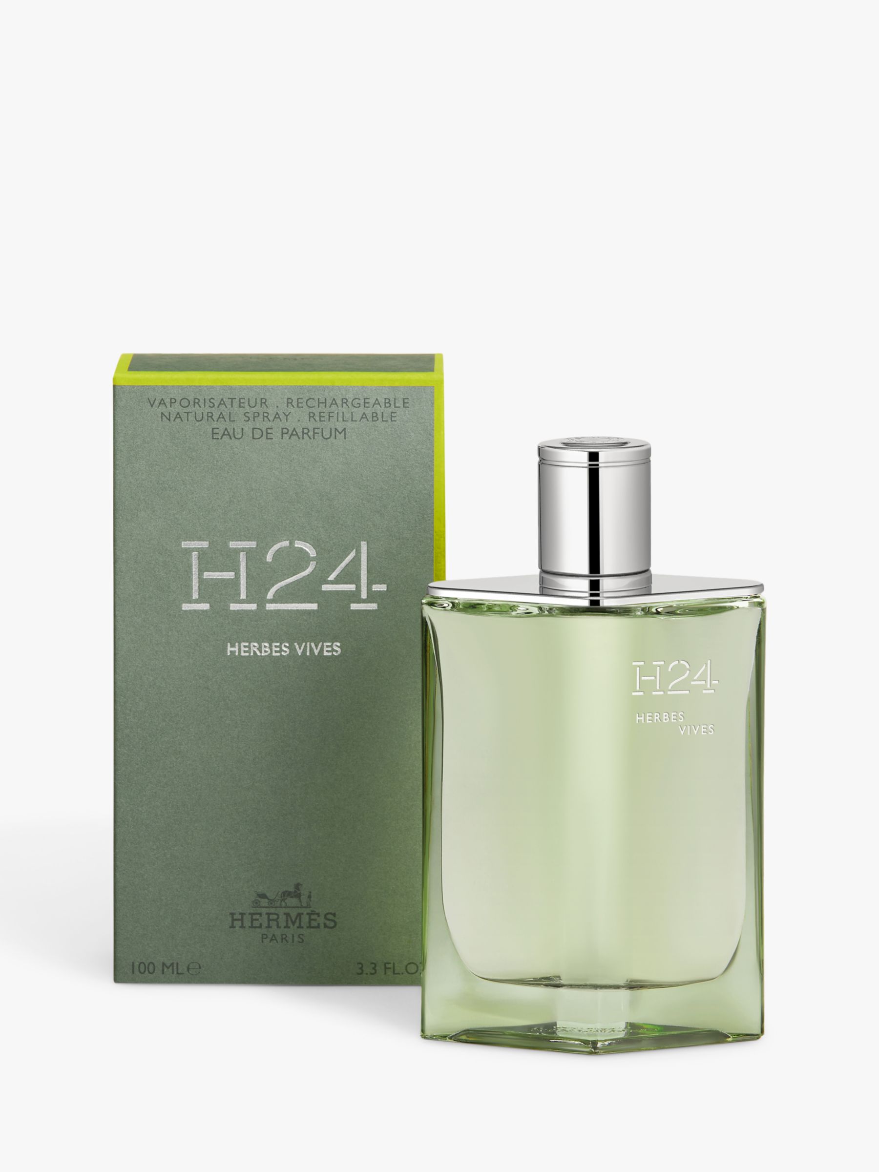 Hermès H24 Herbes Vives Eau de Parfum Refillable, 100ml