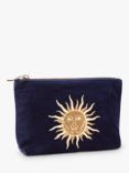 Elizabeth Scarlett Sun Goddess Mini Pouch, Navy