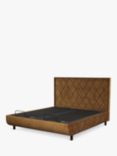TEMPUR® Arc™ Ergo® Smart Quilted Upholstered Bed Frame, Super King Size, Brown