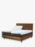 TEMPUR® Arc™ Ergo® Smart Quilted Upholstered Bed Frame, Super King Size, Brown