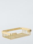 John Lewis Opus Soap Basket, Brass