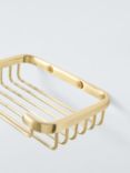 John Lewis Opus Soap Basket, Brass