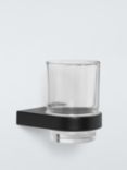 John Lewis Opus Bathroom Tumbler and Holder, Black