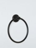 John Lewis Orbit Towel Ring, Black