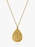 Alex Monroe Token Pendant Necklace, Gold