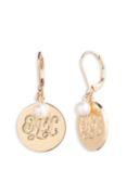 Lauren Ralph Lauren Maeve Logo Coin Drop Earrings, Gold