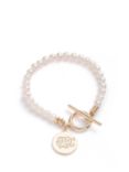 Lauren Ralph Lauren Maeve Pearl Toggle Bracelet, Gold