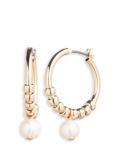 Lauren Ralph Lauren Maeve Pearl Hoop Earrings, Gold