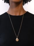 Lauren Ralph Lauren Pearl Coin Pendant Necklace, Gold